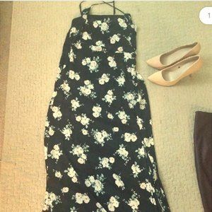 criss cross Maxi Express dress med